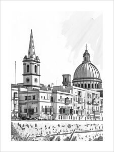 Malta Arquitectura Sketch