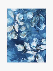 Blue Tonal Flower Danza