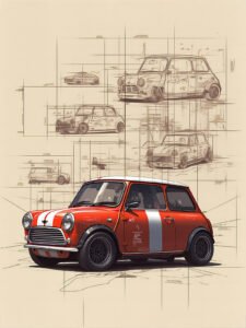 Mini Coche Blueprint