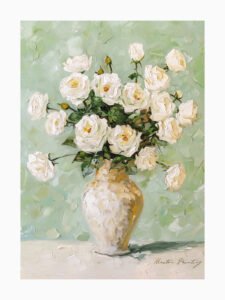 Elegance of White Roses
