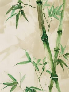 Green Bamboo Shadows