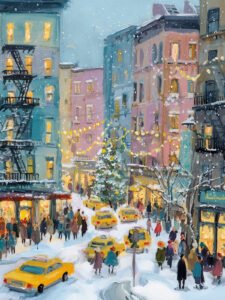 Christmas Snowy Calle