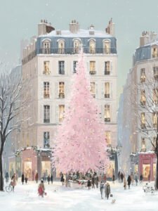 Pink Christmas Tree Style A