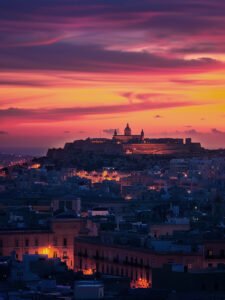 Fortress in the Glow of Atardecer Style B