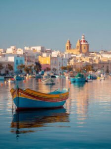 Bay of Painted Barcos