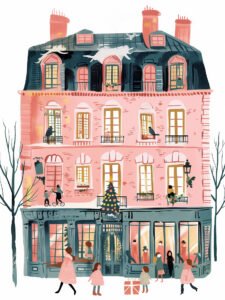 Christmas Calle in Paris Style A