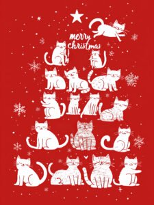 Christmas Cat Tree Style A