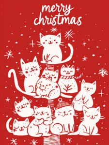 Christmas Cat Tree Style B