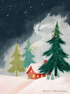 Snowy Noche Cottage Style A