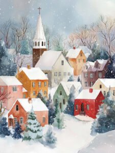 Colorful Houses in Nieve