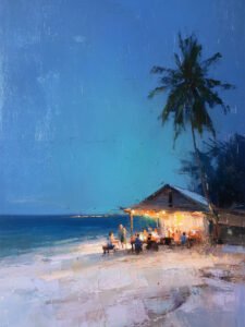 Moonlit Seaside Feast