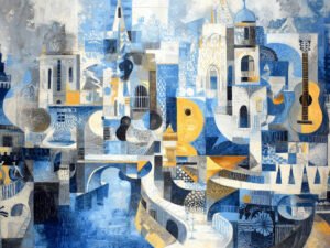 Ciudad in Blue Tones