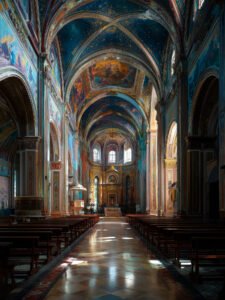 La Luz Divina de la Cúpula de la Catedral