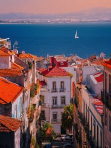 Luz de la Mañana Sobre el Puerto de Lisboa