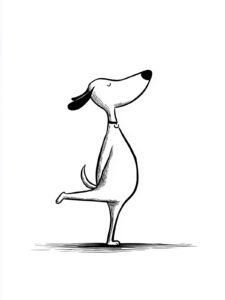 La Lección de Equilibrio de un Perro