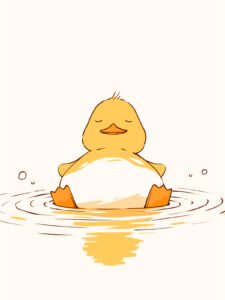 El Patito en Meditación