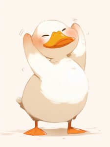 ‌Pato feliz