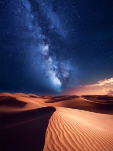 Donde la Vía Láctea Encuentra el Desierto