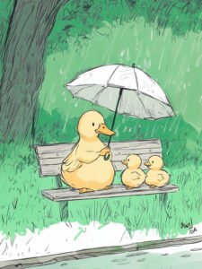 Refugio Bajo la Lluvia