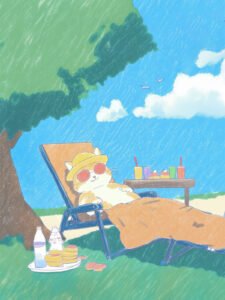 Un Día de Vacaciones Bajo la Lluvia