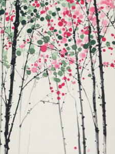 Lluvia de Pétalos en el Bosque