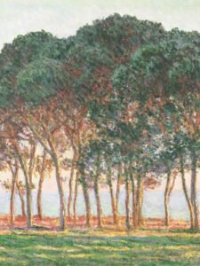 Claude Monet, *Pinos en Varengeville*