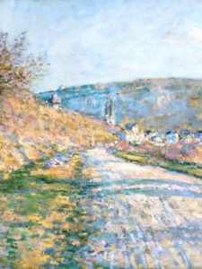 Claude Monet, *El camino a Vétheuil*