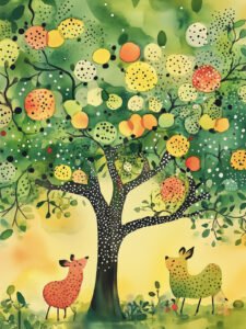 ‌Aventura en el Bosque de Frutas · Compañeros Cervunos