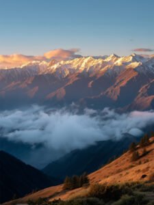 ‌Amanecer en Shushan Reflejando el Mar de Nubes