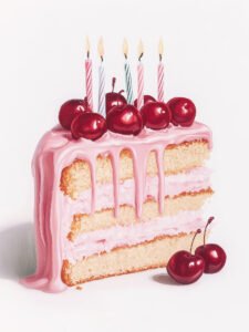 ‌Tarta dulce de cumpleaños