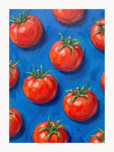 Tomates Rojos Maduros en Abundancia