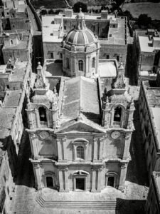 Cúpula Barroca Vista desde Arriba