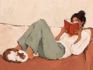 Lectura con un Gato